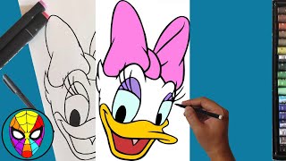 Step-by-Step Guide: How to Draw Daisy Duck for Beginners