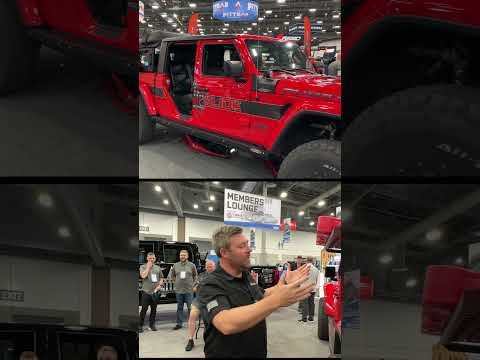 Rock Slide Engineering Rear Seat Delete and Bed Rack and for Jeep Gladiator | SEMA Show 2023