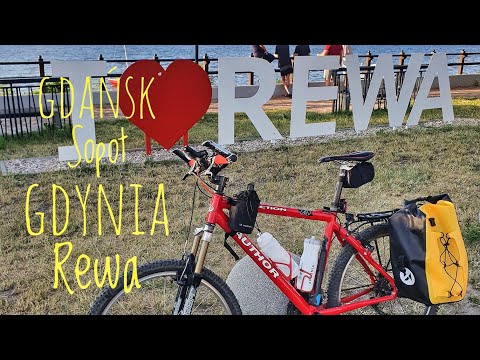 From Gdańsk, through Sopot and Gdynia, to REWA and the beach. Tricity bike paths.