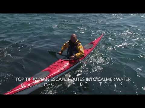 2020 sea kayaking skills - tide race safety tips