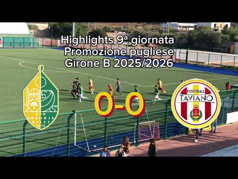 Alberobello 0-0 Taviano | Highlights 9ª giornata Promozione pugliese girone B 2025/2026 (02/11/2025)