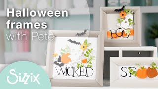 How to Create Paper Picture Frames with Pete Hughes' Dimensional Multi-Frames This Halloween