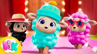 Baa Baa Black Sheep 🐑 Learn COLORS with Colorful Sheep! 🎨 Song for Kids | HeyKids Nursery Rhymes