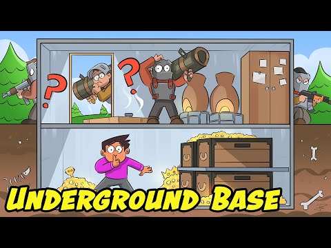 STRESS TESTING My CHEEKY UNDERGROUND BUNKER Base in Rust