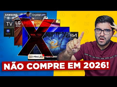 CUIDADO! Não compre essas SMART TV’S em 2026! VÃO QUEIMAR ESTOQUE (ano de copa do mundo)