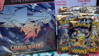 SURGING SPARKS & ASCENDED HEROES CHASE HUNTING - CHAOS RISING ETB PRIZE - LIVE POKEMON CARDS SHOP