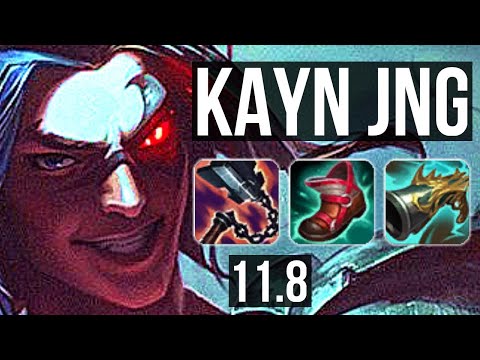 KAYN vs GWEN (JUNGLE) | 9/3/12, 1.0M mastery | BR Diamond | v11.8