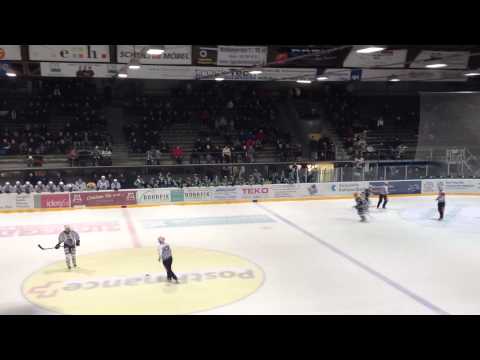 Penaltyschiessen EHC Olten - HC La-Chaux-de-Fonds 28.01.2012