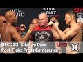 UFC 183: Anderson Silva vs Nick Diaz Post-Fight.
