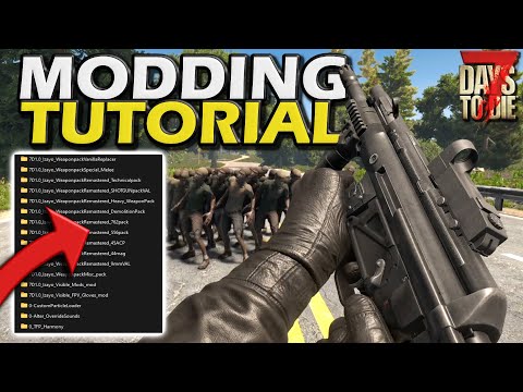 How to Install the "IZY All In One Gun Pack" Mod in 7 Days to Die! (Step by Step Tutorial)