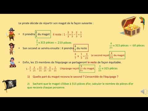 Résoudre un problème avec des fractions
