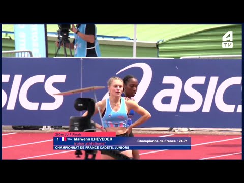 Championnat de France 21 - Finale 200m Juf