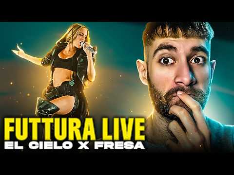 REACCIÓN a TINI - FUTTTURA LIVE - el cielo + fresa *es una super estrella*