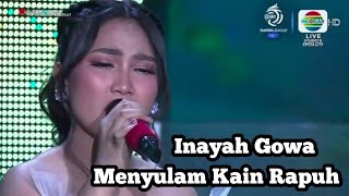 Download lagu Penampilan Inayah Gowa - Menyulam Kain Rapuh | Malam Result Show DA8 Top 21 Grup 4 mp3