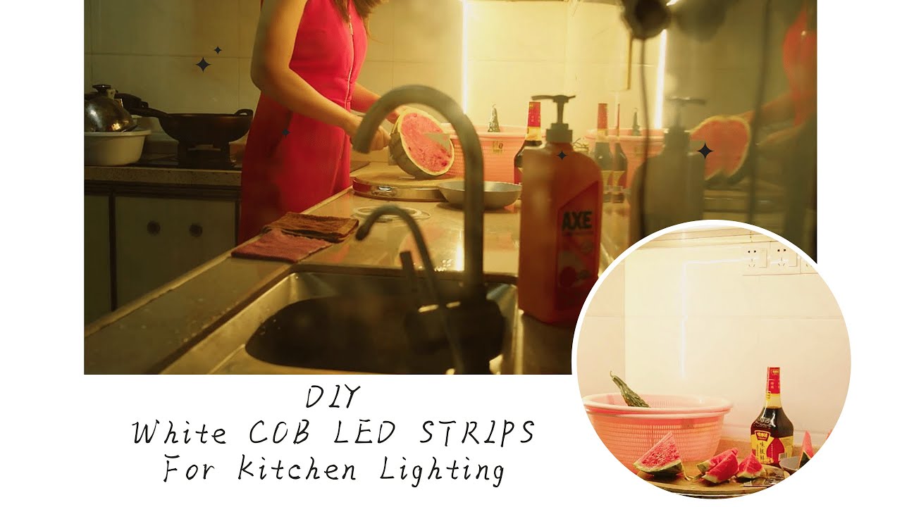 Install LED Strip lights for kitchen --bright kitchen so easy