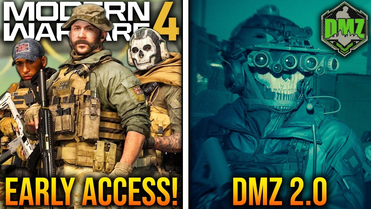 New MODERN WARFARE 4 LEAKS! (EARLY ACCESS, DMZ 2 UPDATE, & More)