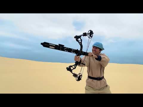 EK archery Whipshot compound bow desert fun