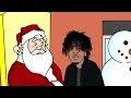 21 Savage Sits On Santa S Lap