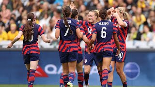 USWNT ride strong second half to 3-0 win over Australia | FOX SOCCER