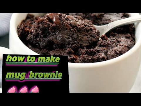 fudgy and tasty mug brownie recipe|microwave recipe|kitchen with Ayesha.