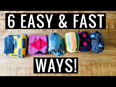 Best Way to FOLD SOCKS Without Stretching!!  (Fold Socks the Right Way) | Andrea Jean Cleaning