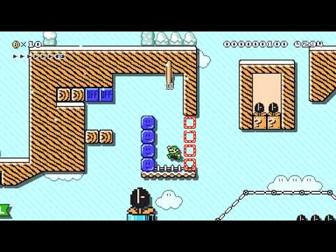 Snow Capped Adventure 1-4 by ★D-7★ 🍄 Super Mario Maker 2 ✹Switch✹ #bcp