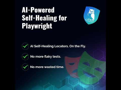 Healwright Teaser: An AI self healing library for playwright tests