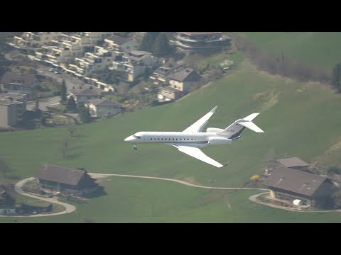 Bombardier BD-700-1A10 Global 6000 - D-ARCO - Airport Buochs LSZC  - 28.03.2022