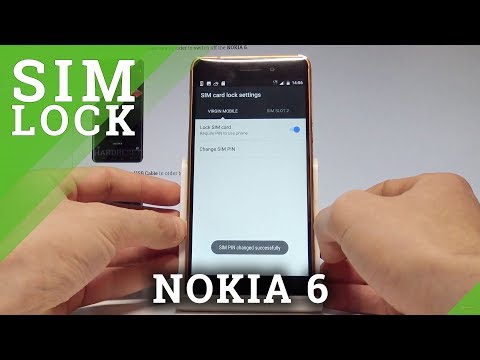 How to Set Up SIM Lock on NOKIA 6 - Change PIN / Secure SIM Card |HardReset.Info