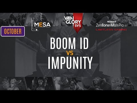 MeSA Vainglory October 2018: Boom ID Vs Impunity Finals