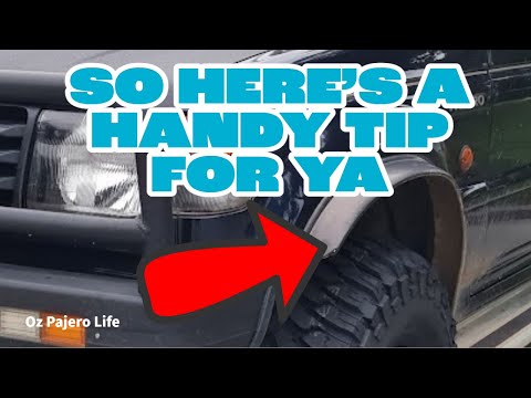RUBBER FLARES | For the Pajero, and did you know you can do this?
