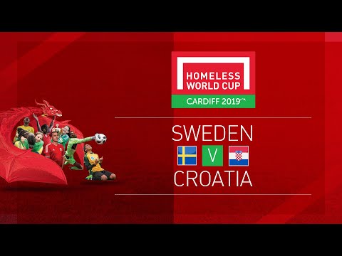 Sweden vs Croatia | Day 8, Pitch 1 | Homeless World Cup 2019