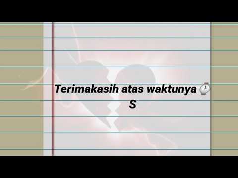 Kata-kata sedih putus cinta bikin nangis 😭