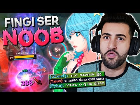 I PRETENDED TO BE A NOOB WHEN I CATCHED SONA JUNGLE! *YASUO ENEMY KNEW IT WAS ME* - RodiL