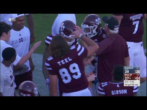 Nick Fitzgerald 74 Yard Passing TD vs Samford