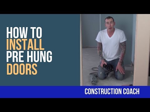 How to Install Pre Hung Doors - DIY