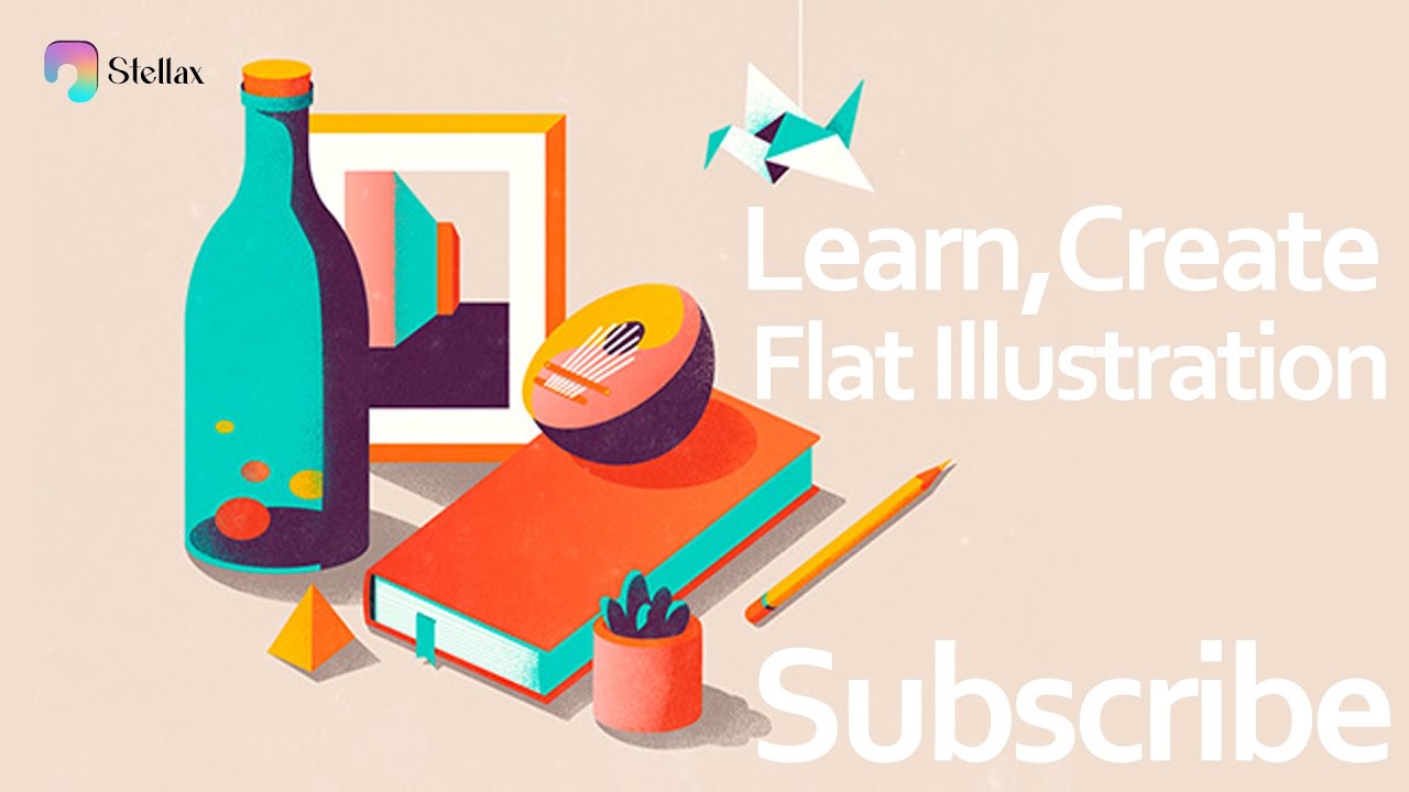 Learn and Create Flat Illustration