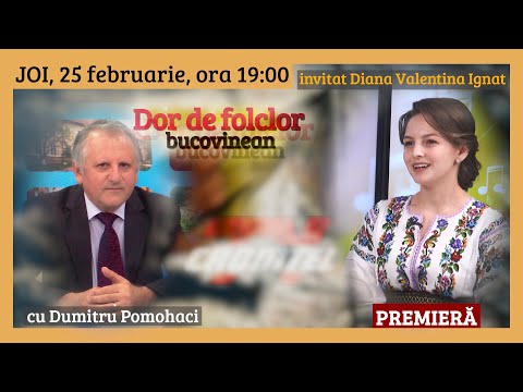 CROMTEL TV - Dor de Folclor Bucovinean cu interpreta de muzică populară Diana Ignat