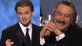 ДиКаприо рассказал о том, как познакомился с Де Ниро (русские субтитры)