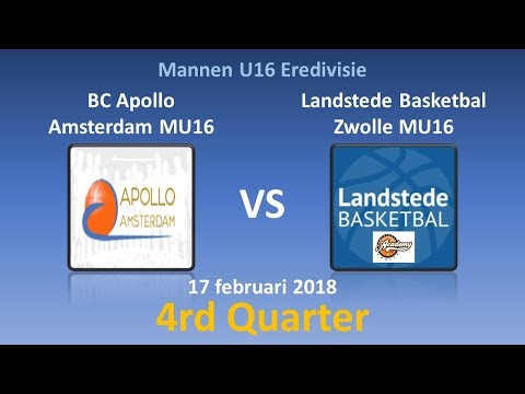 BC Apollo MU16 - Landstede Basketbal MU16, 17-02-2018, 4e kwart