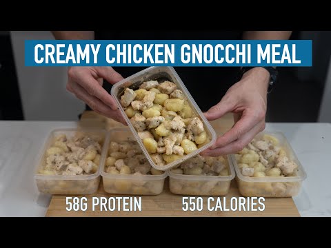 Easiest Creamy Chicken Gnocchi | Meal Prep
