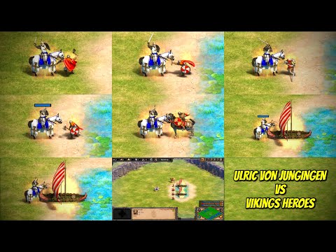 Ulric Von Jungingen vs Vikings Heroes | AoE II: Definitive Edition