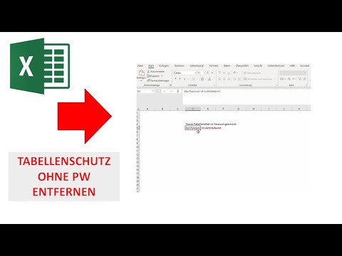 Geschützte Excel-Tabellen OHNE Kennwort EINFACH ENTSPERREN I Ohne VBA I Excelpedia
