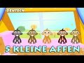 Fünf Kleine Affenn Five Little Monkeys German Nursery Rhymes