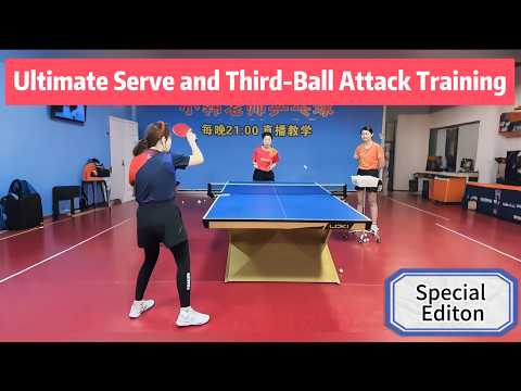 Master the Ultimate Serve & Third-Ball Attack: Your Training Special! 🏓