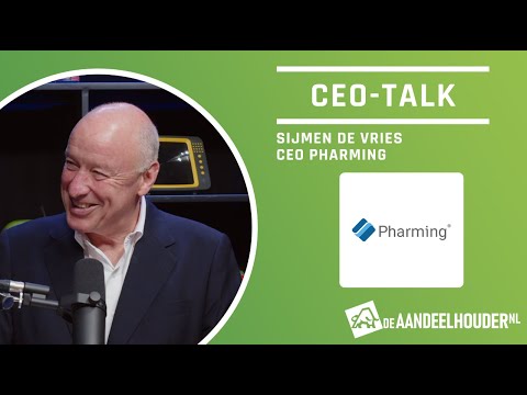 CEO Talk: Sijmen de Vries (Pharming)