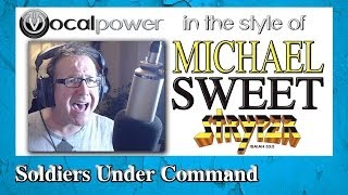 How To Sing Better High Notes in the Style of Michael Sweet | (High Note F#5) | Vocal Power