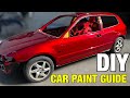 STEP By STEP Guide To Paint Your Car By Yourself