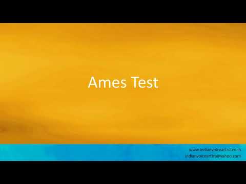 Pronunciation of the word(s) "Ames Test".