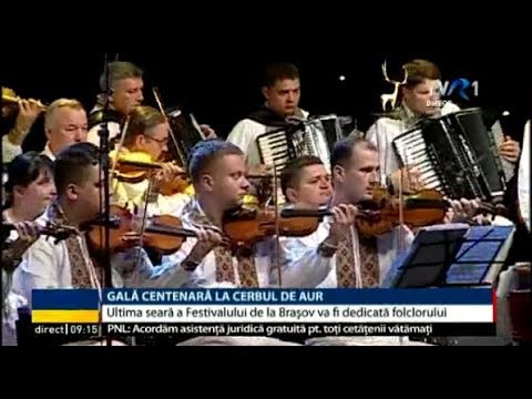Spectacol folcloric în ultima seară la Cerbul de Aur 2018